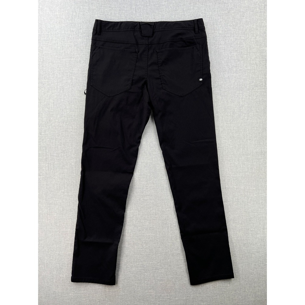 686 Everywhere Featherlight Chino Pant Slim Fit 34x32 Black Technical Travel - Picture 2 of 12